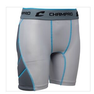 Champro WINDMILL WOMEN'S SLIDING SHORTS Grey Fast Pitch